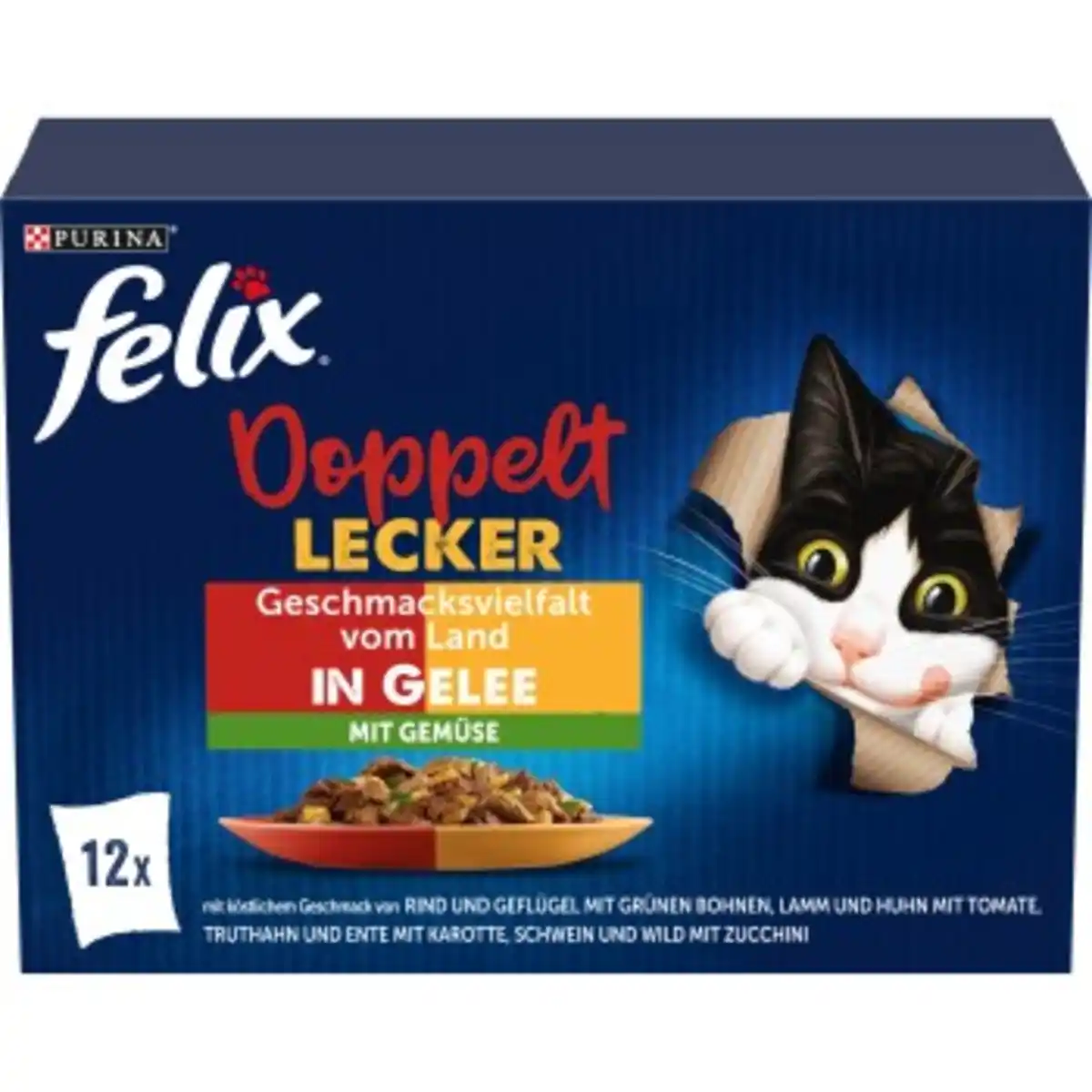 Bild 1 von Felix Doppelt Lecker 12x85g Geschmacksvielfalt mit Gemüse