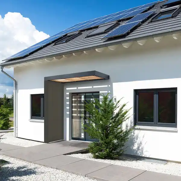 Bild 3 von Gutta Vordach BS Timber-Line Echtholz Acrylglas rechteckig 200 cm