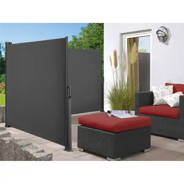 Bild 3 von Seitenmarkise Cordoba 2-seitig je 3x1,5m Anthrazit