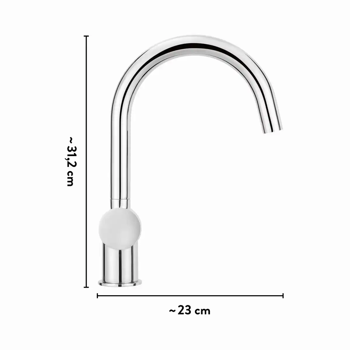 Bild 3 von baliv Niederdruck-Küchenarmatur KI-5150 N Chrom