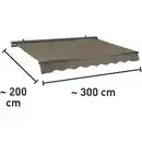 Bild 3 von Hülsenmarkise Belport 3x2m Taupe mit Motor