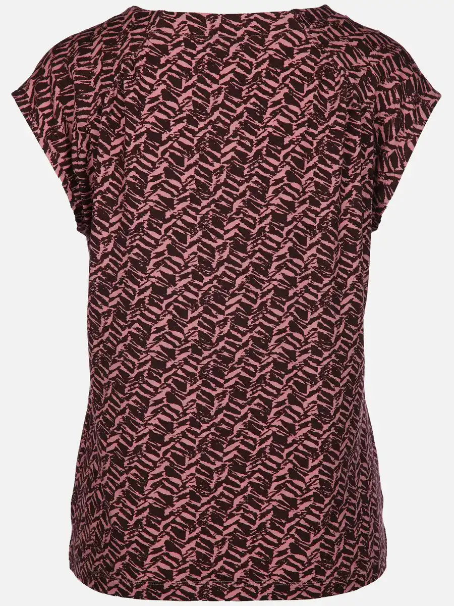Bild 2 von Damen Shirt mit Alloverprint Lila