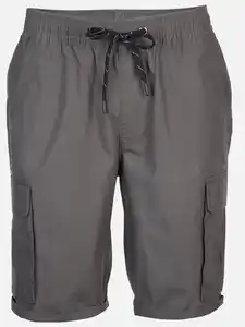 Herren Cargoshorts mit Bindekordel Grau