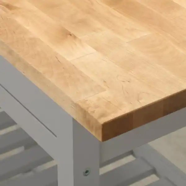 Bild 4 von FÖRHÖJA Servierwagen, Birke/grau, 100x43 cm