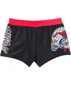Spider-Man Retro Badehose, schwarz