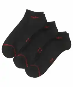 Coca Cola Sneakersocken, schwarz