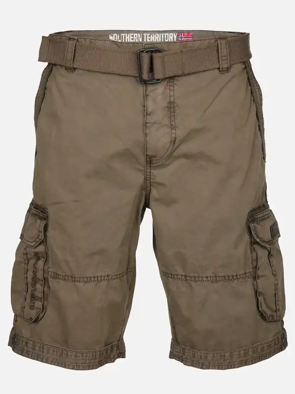 Bild 1 von Herren Cargoshort im Used Look Braun