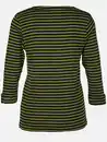 Bild 2 von Damen Streifenshirt mit 7/8 Ärmeln Grün