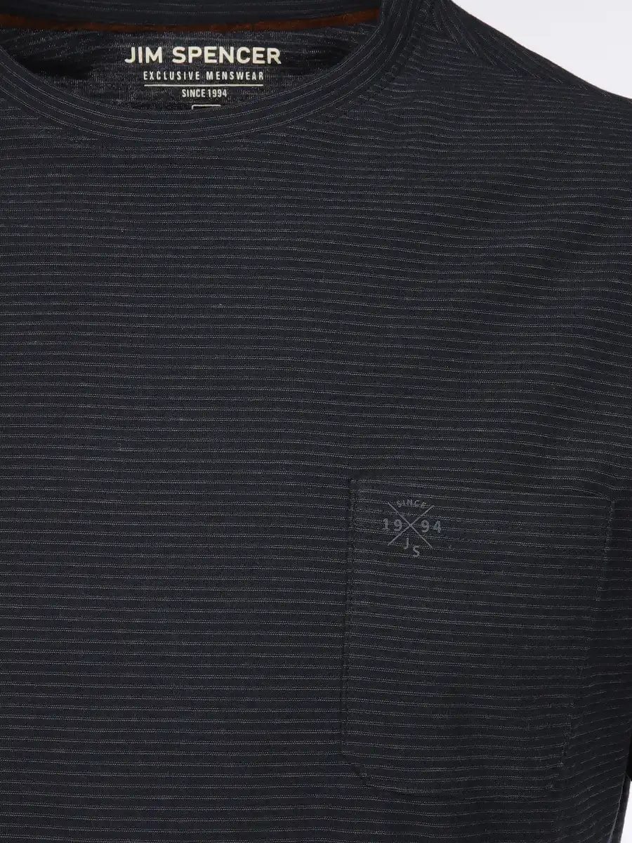 Bild 3 von Herren T-Shirt mit Brusttasche Blau