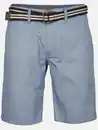 Bild 1 von Herren Chino Bermuda mit Gürtel Blau