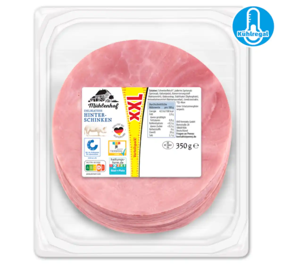 Bild 1 von MÜHLENHOF XXL Delikatess Hinterschinken*