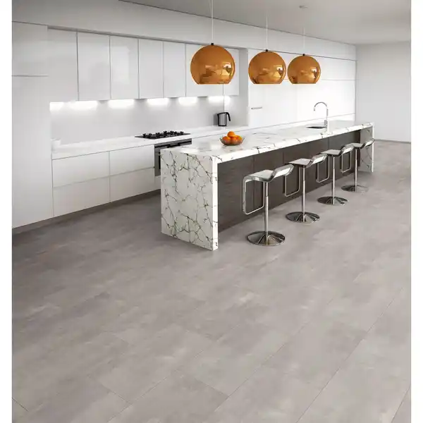 Bild 4 von Excellent Plus Fliese Laminat 8 mm Wasserfest Ocean Beton Perlgrau