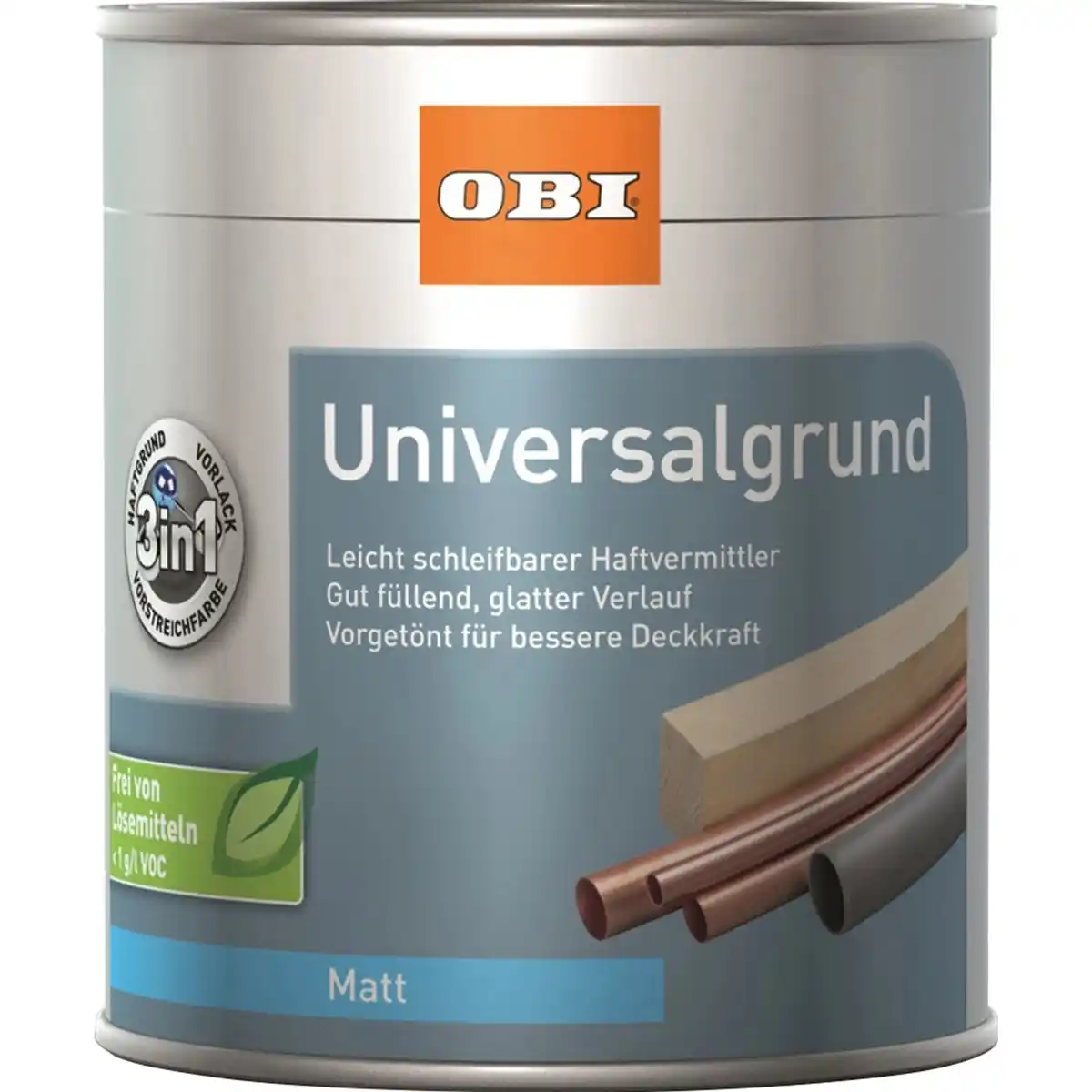 Bild 1 von OBI Universalgrund Weiß matt 2 l