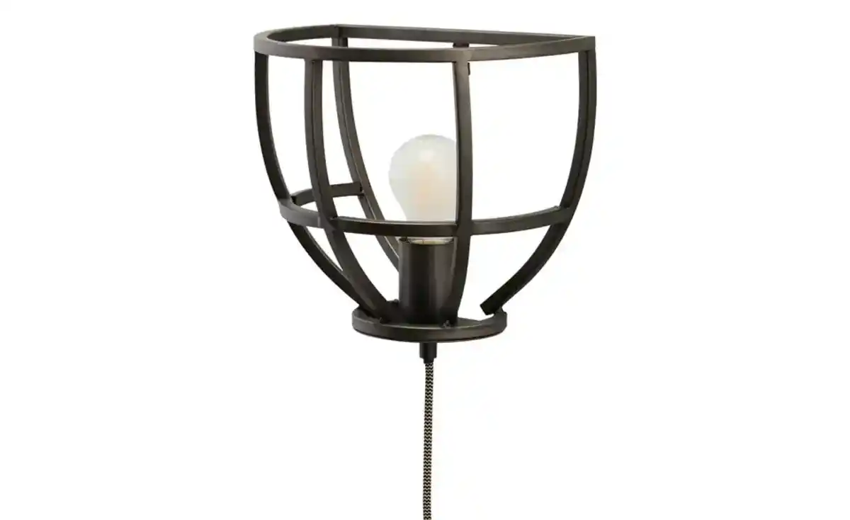 Bild 2 von Wandleuchte, 1-flammig, Metall schwarz