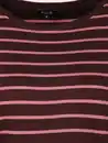 Bild 3 von Damen Streifenshirt mit 7/8 Arm Lila