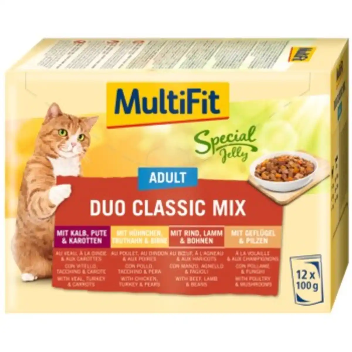 Bild 1 von MultiFit Adult Special Jelly Duo Classic Mix Multipack 12x100g