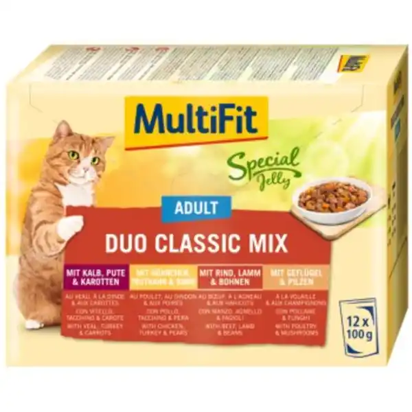 Bild 1 von MultiFit Adult Special Jelly Duo Classic Mix Multipack 12x100g