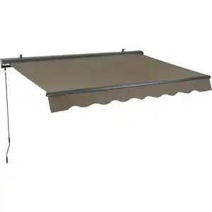 Hülsenmarkise Belport 3x2m Taupe mit Motor