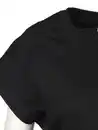 Bild 3 von Damen Shirt mit abgeschrägten Ärmeln Schwarz