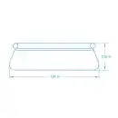 Bild 4 von Bestway Fast Set Aufstellpool-Set Ø 396 cm x 84 cm Rund Schiefergrau