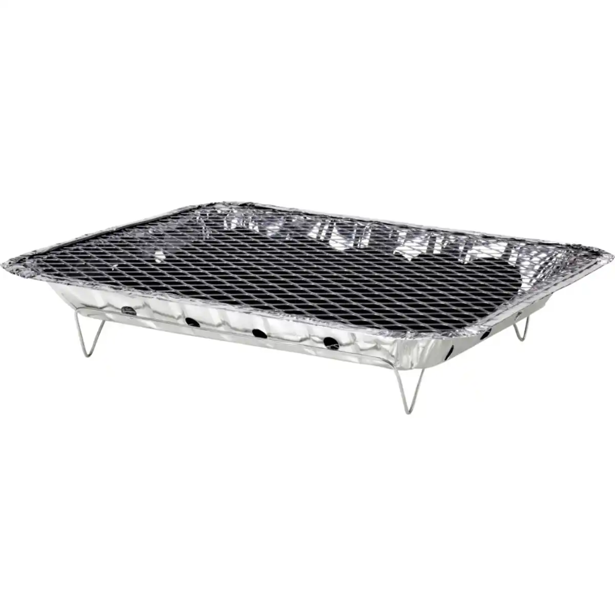 Bild 1 von Einweggrill 30 x 25 x 4 cm mit Grillkohle und Anzündhilfe