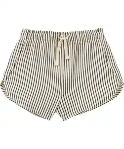 Gestreifte Shorts, weiß gestreift