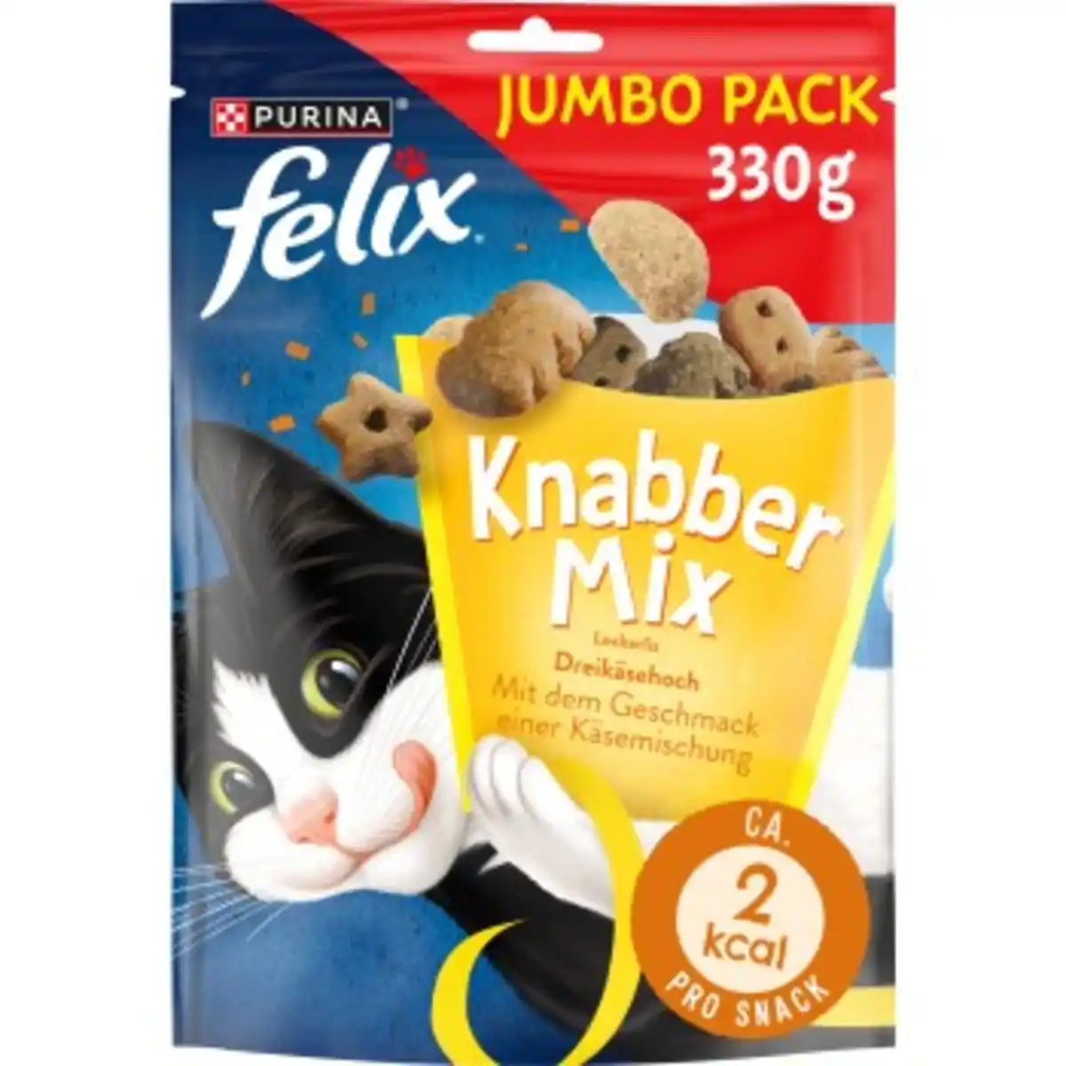 Bild 1 von Felix Knabbermix Jumbo Pack 330g Dreikäsehoch