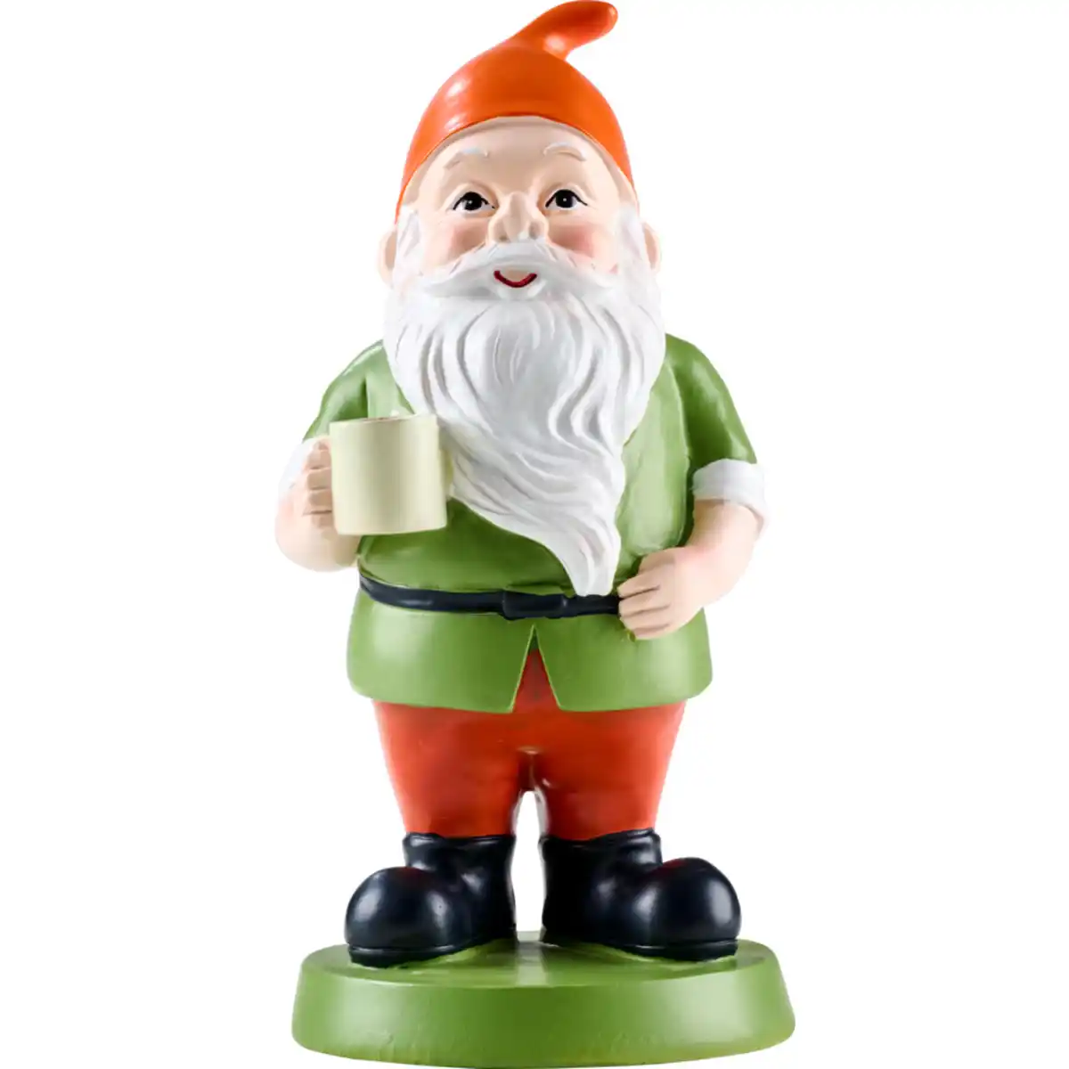 Bild 1 von Dekofigur Gartenzwerg mit Tasse 18 cm
