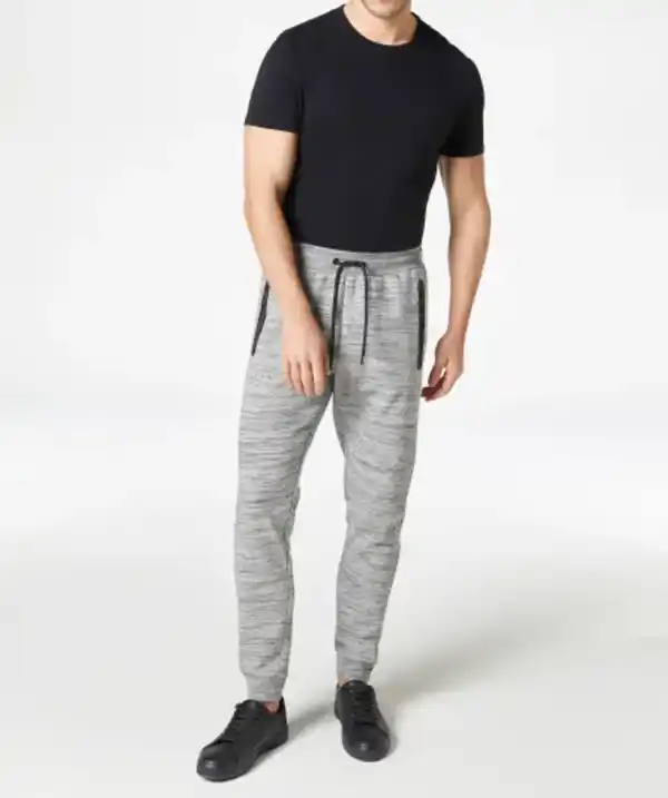 Bild 1 von Melierte Sporthose, grau melange