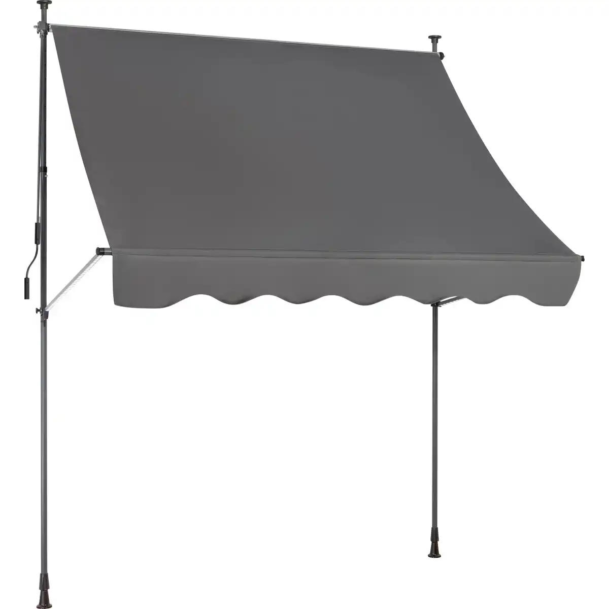 Bild 3 von Renville Fallarmmarkise 2x1,5m Anthrazit mit LED-Beleuchtung