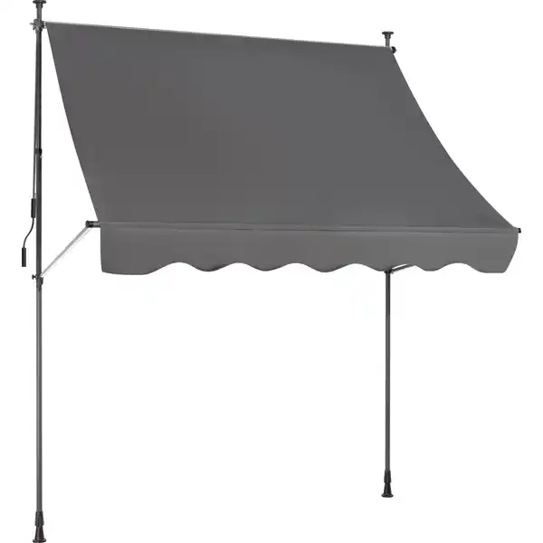 Bild 3 von Renville Fallarmmarkise 2x1,5m Anthrazit mit LED-Beleuchtung