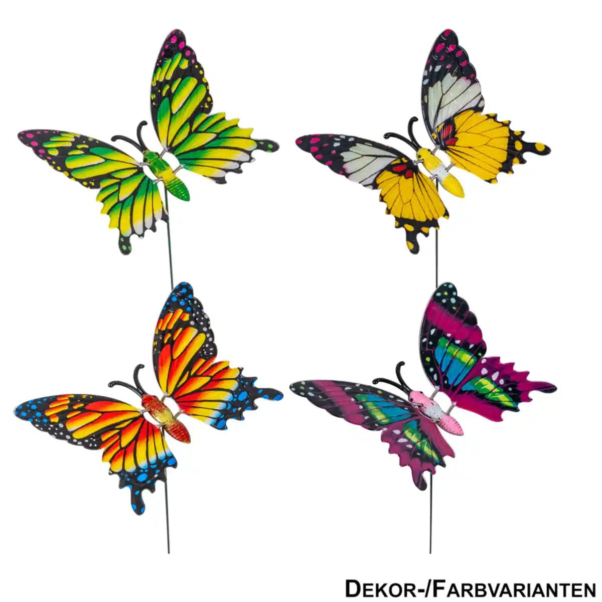 Bild 1 von Gartenstecker 60 cm mit Schmetterling Farbauswahl