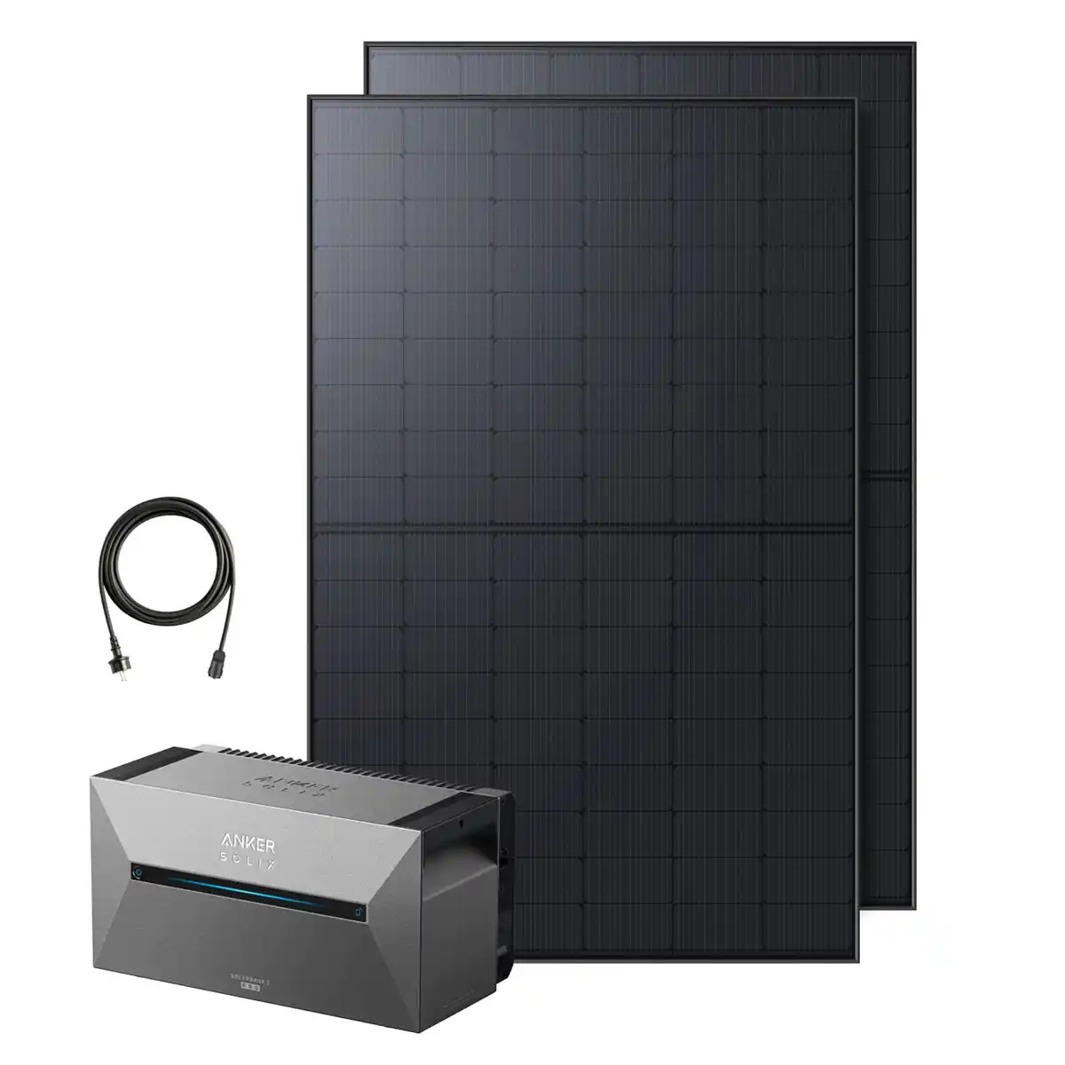 Bild 1 von Anker Solix Balkonkraftwerk Speicher 880 W Solarbank 2 E1600 Pro 2 Solarpanels