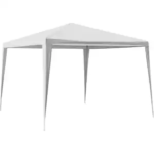 Pavillon aus PE-Gewebe mit Stahlrohrgestell 3x3 m