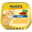 Bild 1 von MultiFit Nassfutter Katze Adult, in Gelee, Geflügel 16x100 g