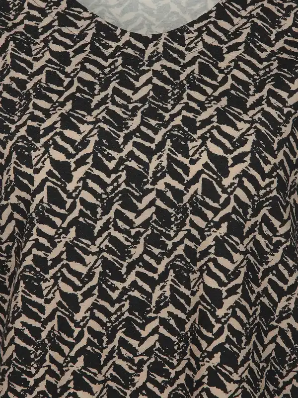 Bild 3 von Damen Shirt mit Alloverprint Beige