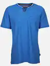 Bild 1 von Herren Henleyshirt in melierter Streifenoptik Blau