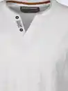 Bild 3 von Herren Henleyshirt in melierter Streifenoptik Weiß