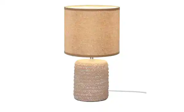 Bild 2 von KHG Keramik-Tischleuchte, 1-flammig, Seil natur/blau