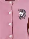 Bild 3 von Mädchen Cardigan mit Glittereinhornprint Rosa