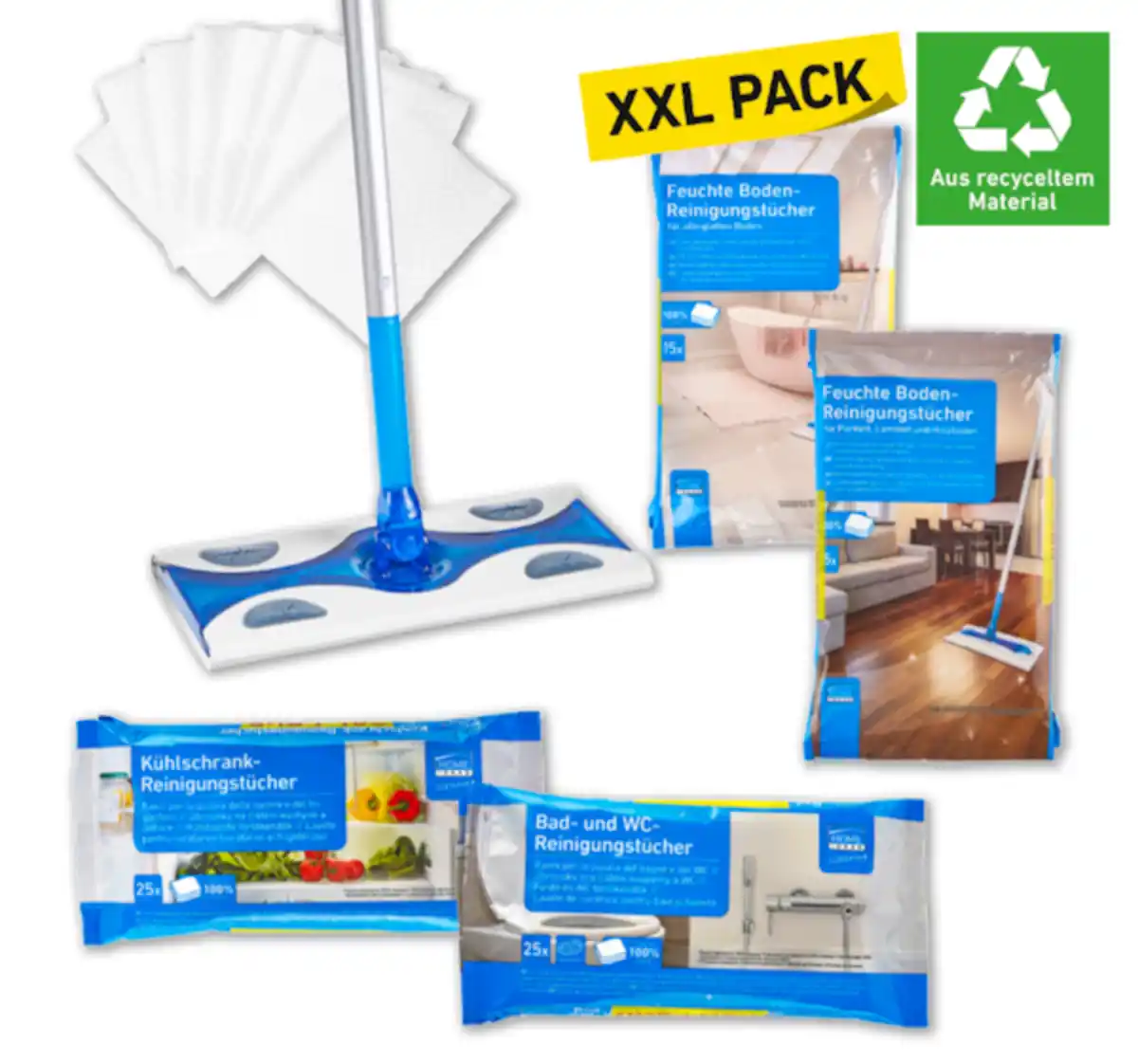 Bild 1 von HOME IDEAS CLEANING Reinigungshelfer in XXL-Packung*