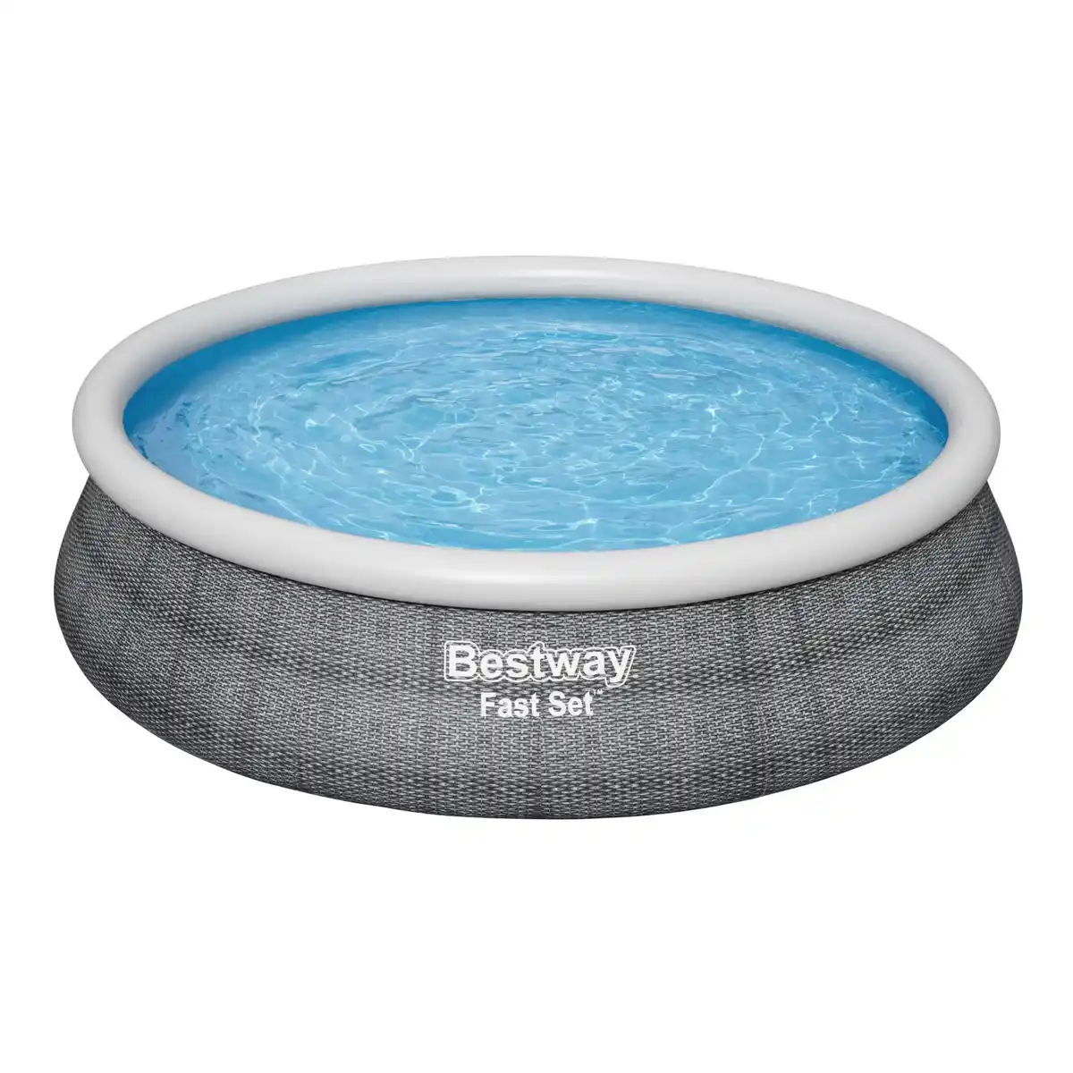 Bild 4 von Bestway Fast Set Aufstellpool-Set Ø 457 x 107 cm Rund Schiefergrau