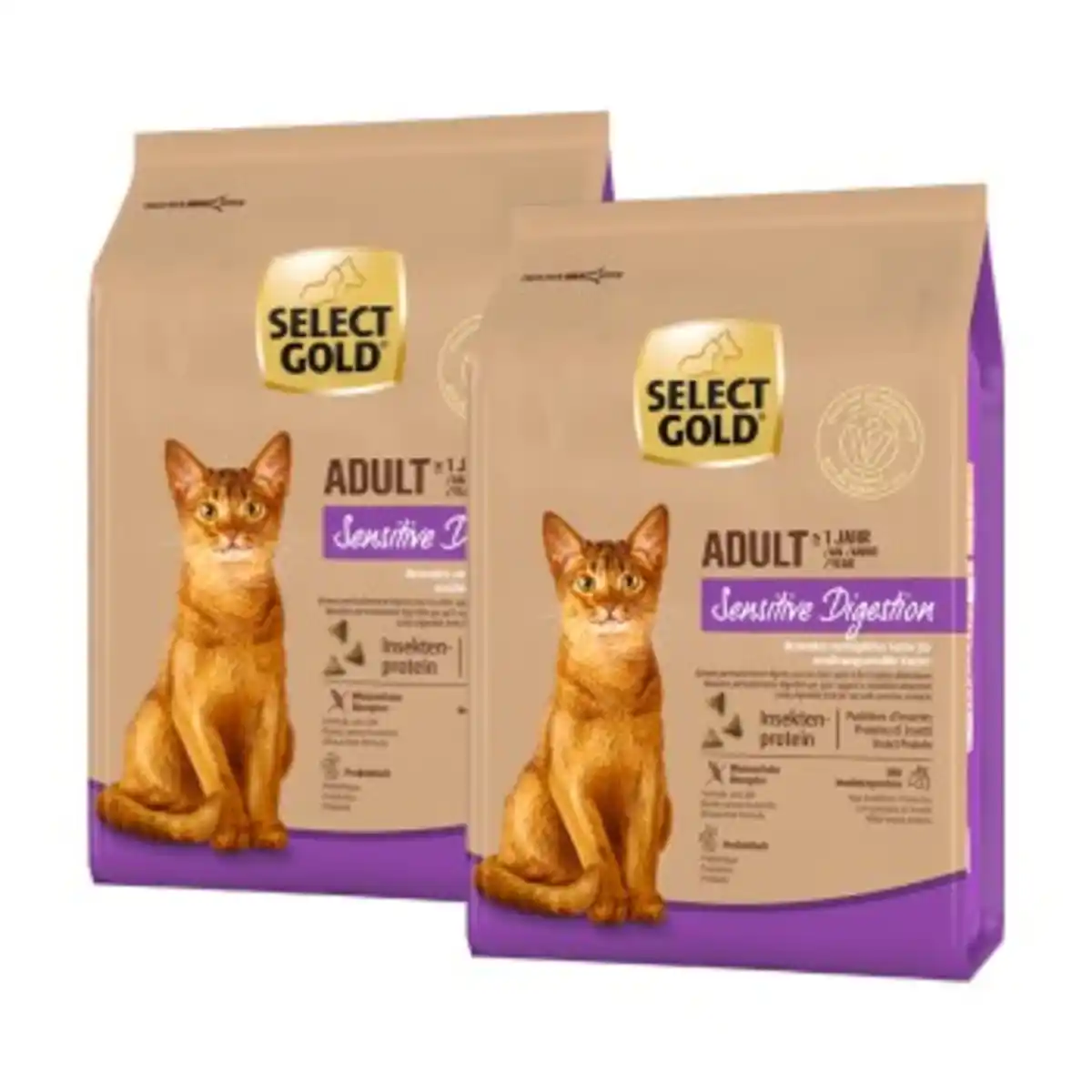 Bild 1 von SELECT GOLD Sensitive Adult Insektenprotein 2x2,5 kg