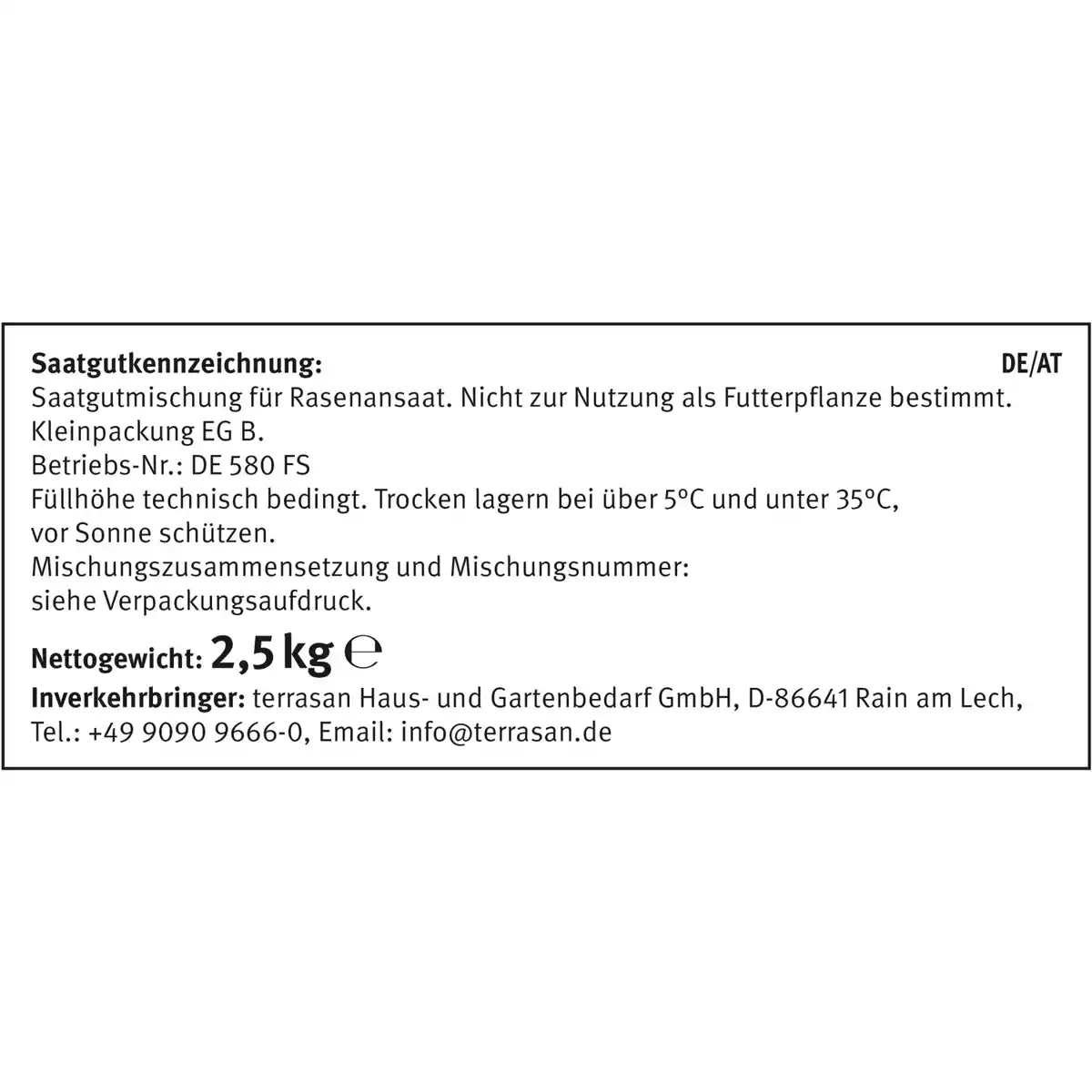 Bild 3 von Universal Rasen 2,5 kg