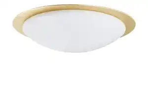 KHG LED-Deckenleuchte, 1-flammig, Goldrand