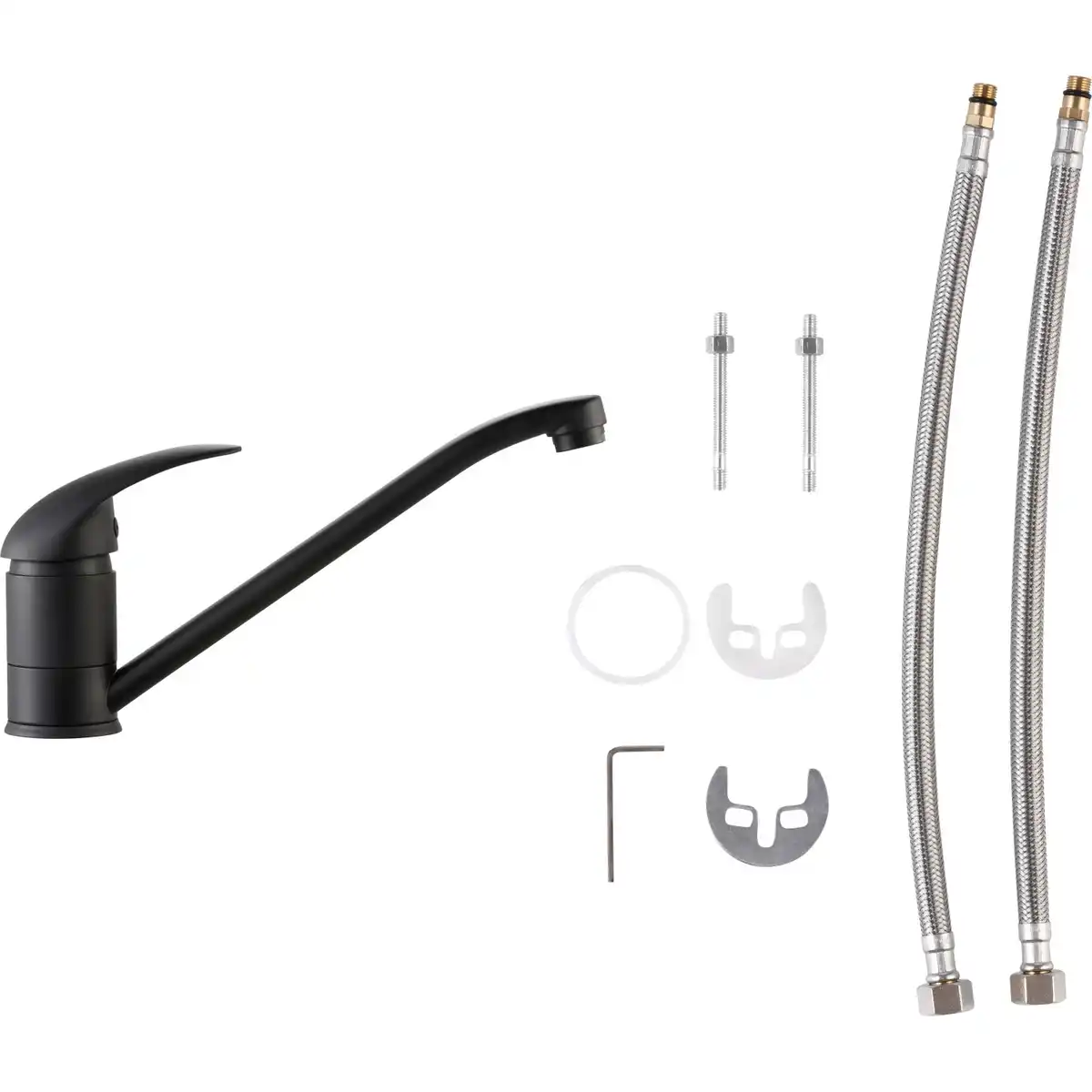 Bild 4 von baliv Küchenarmatur KI-1520 Schwarz Matt