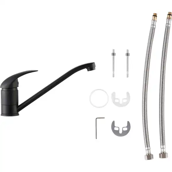 Bild 4 von baliv Küchenarmatur KI-1520 Schwarz Matt