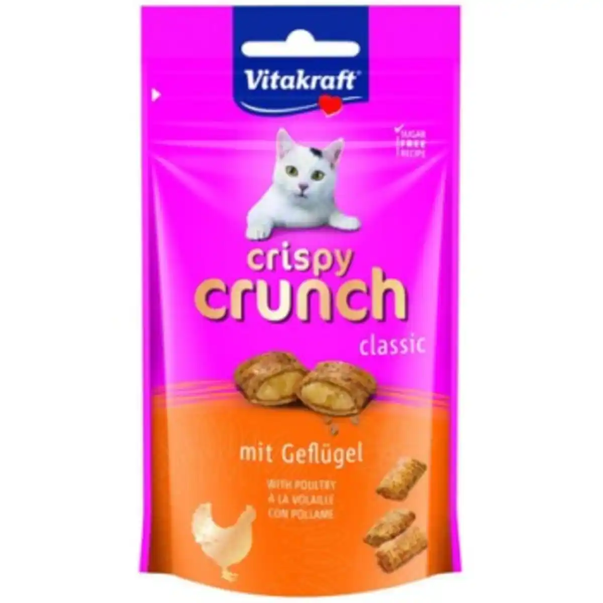 Bild 1 von Vitakraft Crispy Crunch Geflügel 8x60 g