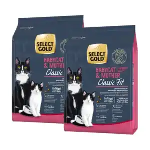 SELECT GOLD Babycat+Mother Geflügel und Reis 2x2,5 kg