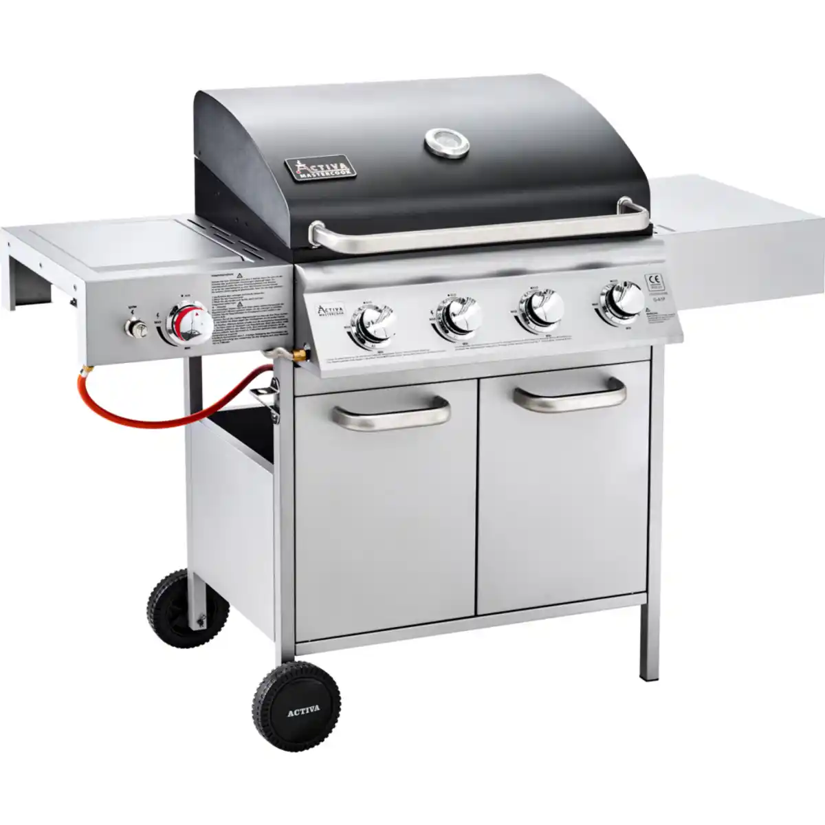 Bild 1 von Gasgrill fahrbar Infrarot-Steak Zone silber-schwarz